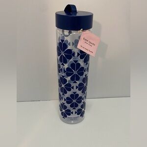 Kate Spade Navy Spade Flower 16 oz Water Bottle